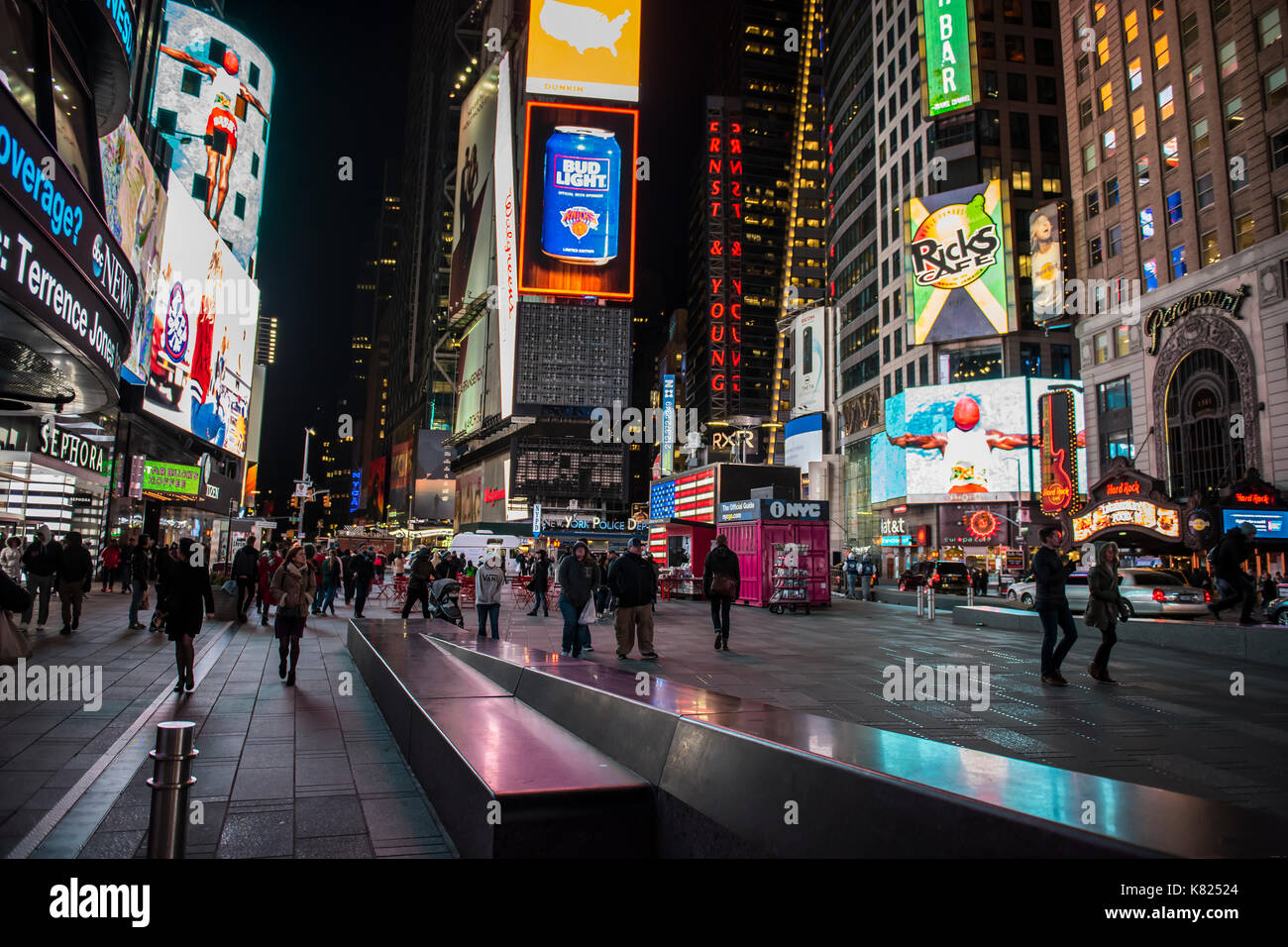 Las luces de Broadway, New York City Fotografía de stock - Alamy