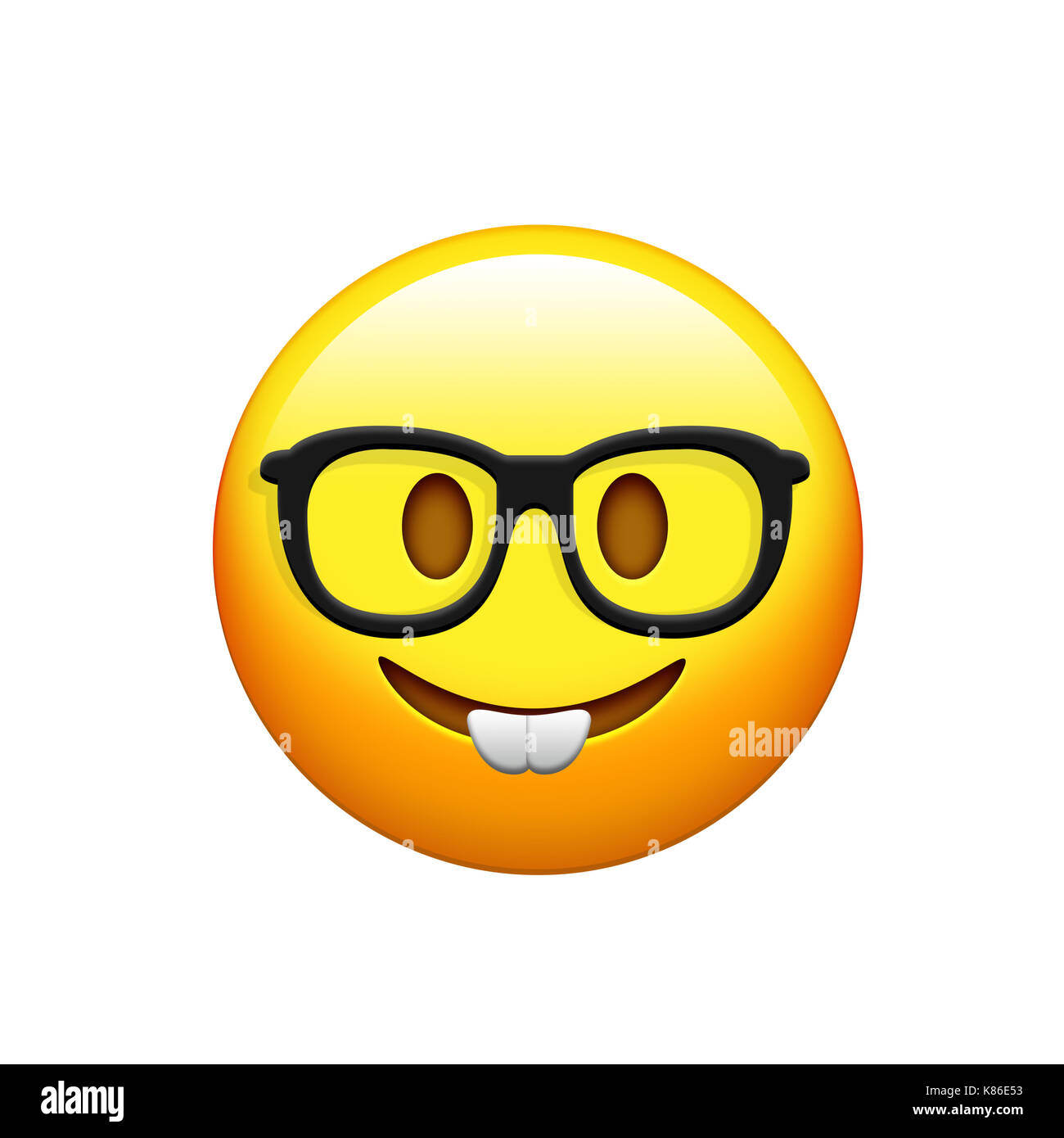 Emoji gafas outlet y dientes
