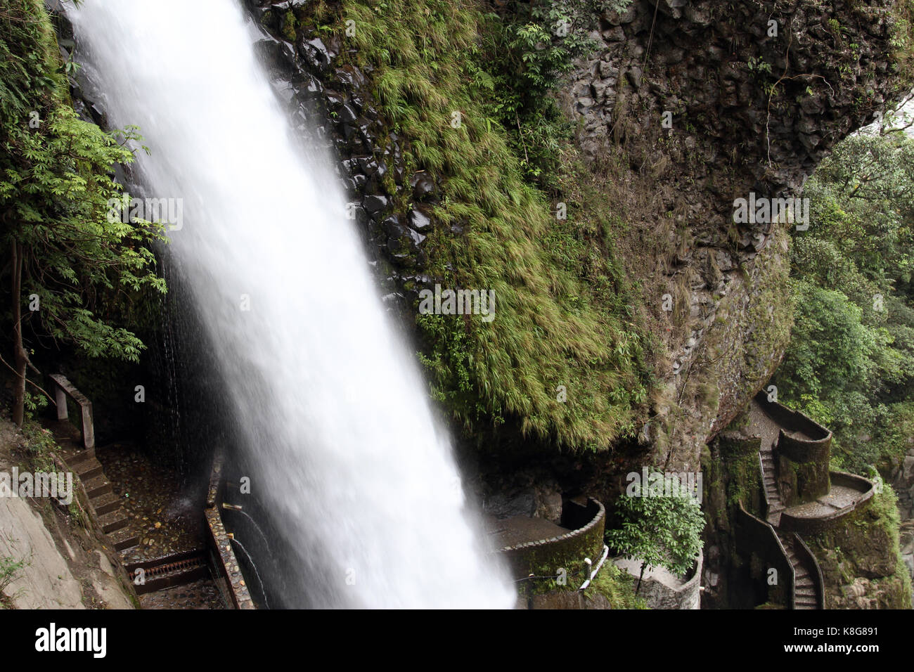 Cascada En Banos Ecuador Foto Imagen De Stock 160168317 Alamy