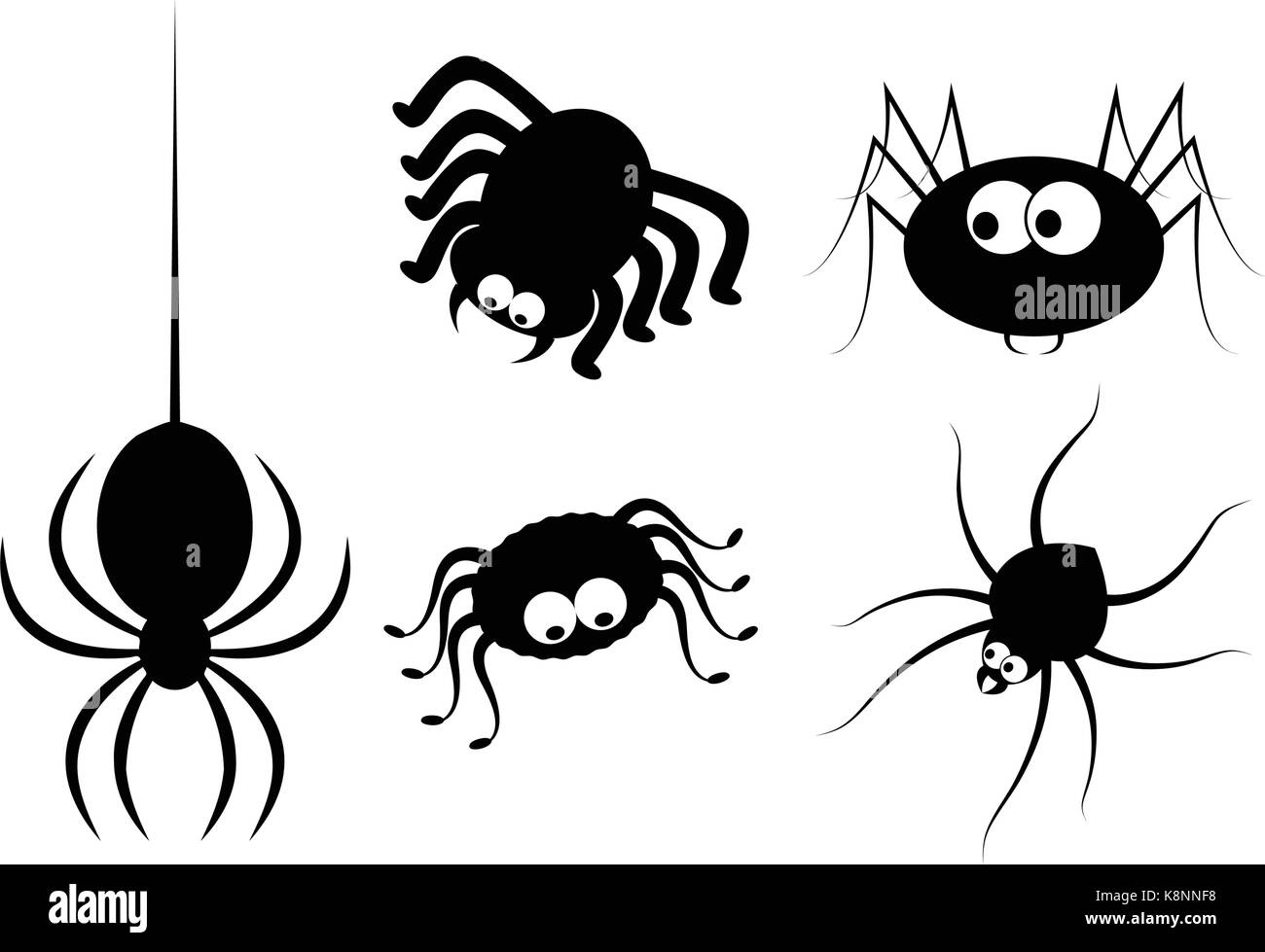 Araña de halloween Imágenes vectoriales de stock - Alamy