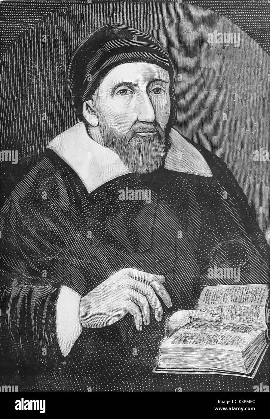 Richard MATHER (1596-1669) Ministro puritano inglés en Boston, Massachusetts Foto de stock