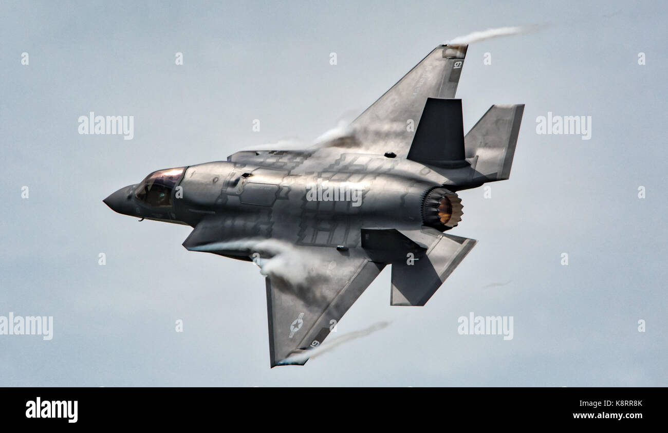 Aviones de combate F35 Foto de stock