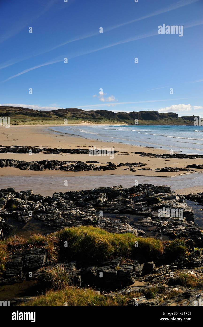 Machîr Playa Islay Escocia UK Foto de stock