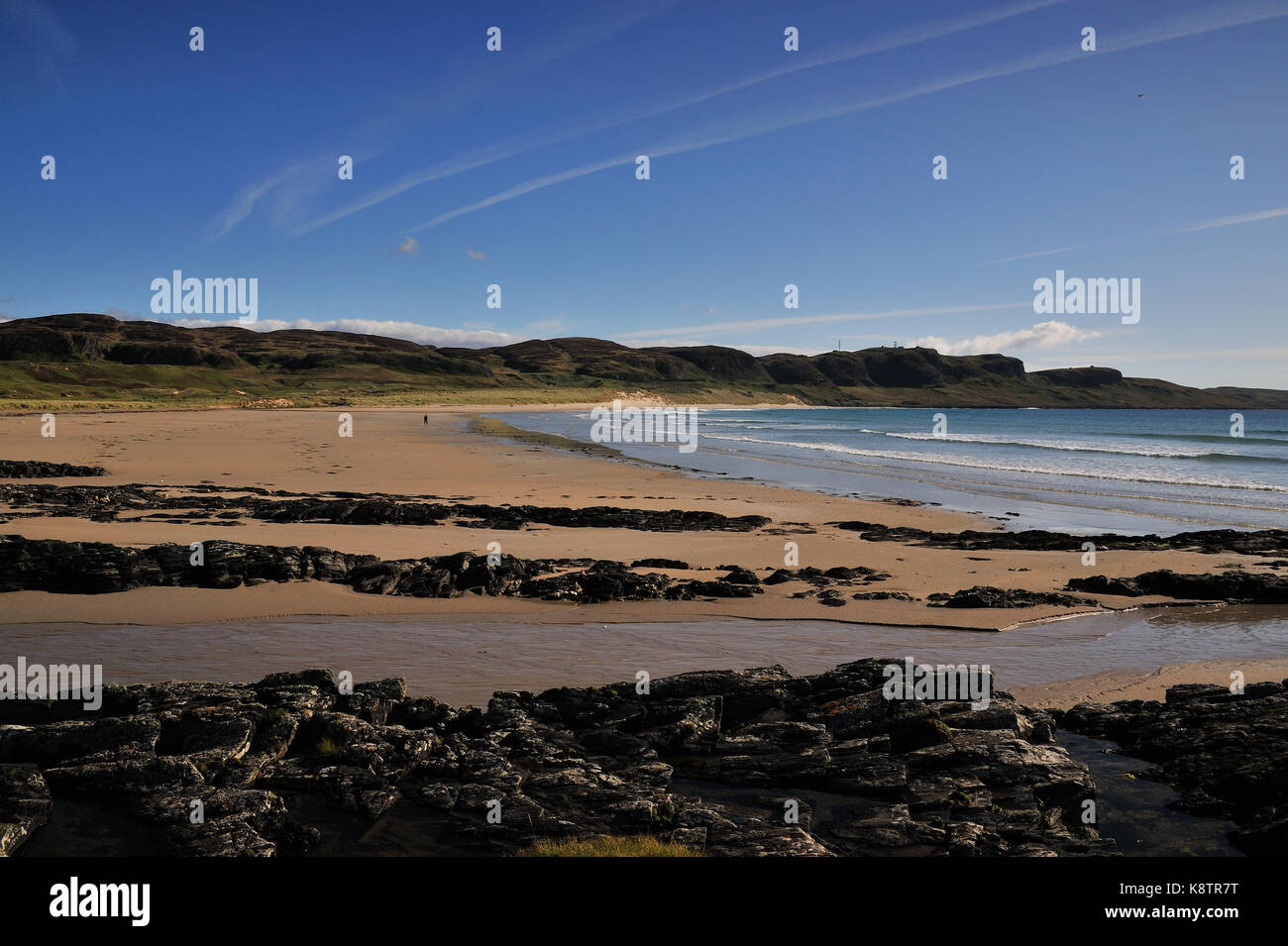 Machîr playa islay Escocia Foto de stock
