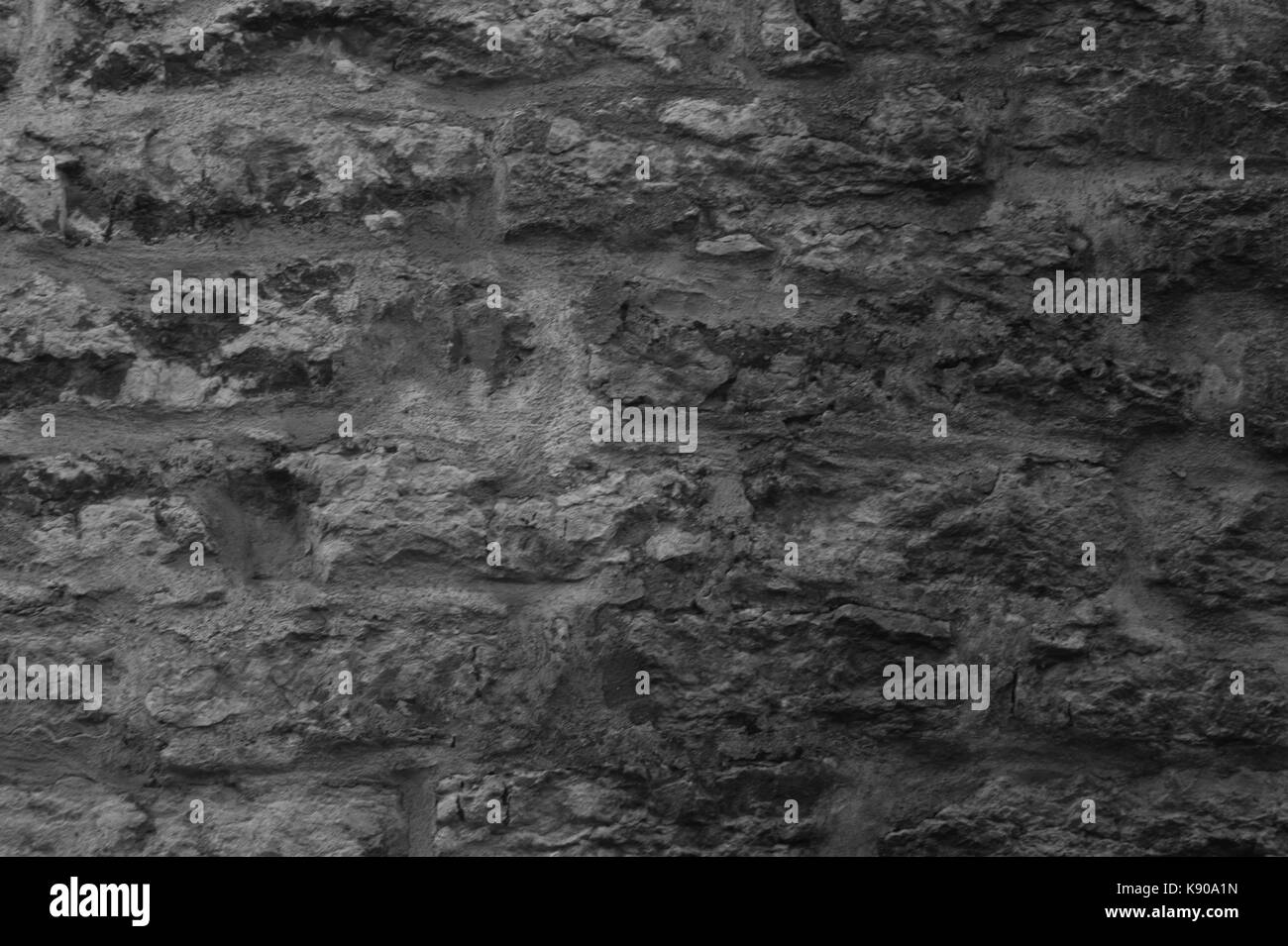 Muro de mampostería de piedra antigua textura del fondo Fotografía de