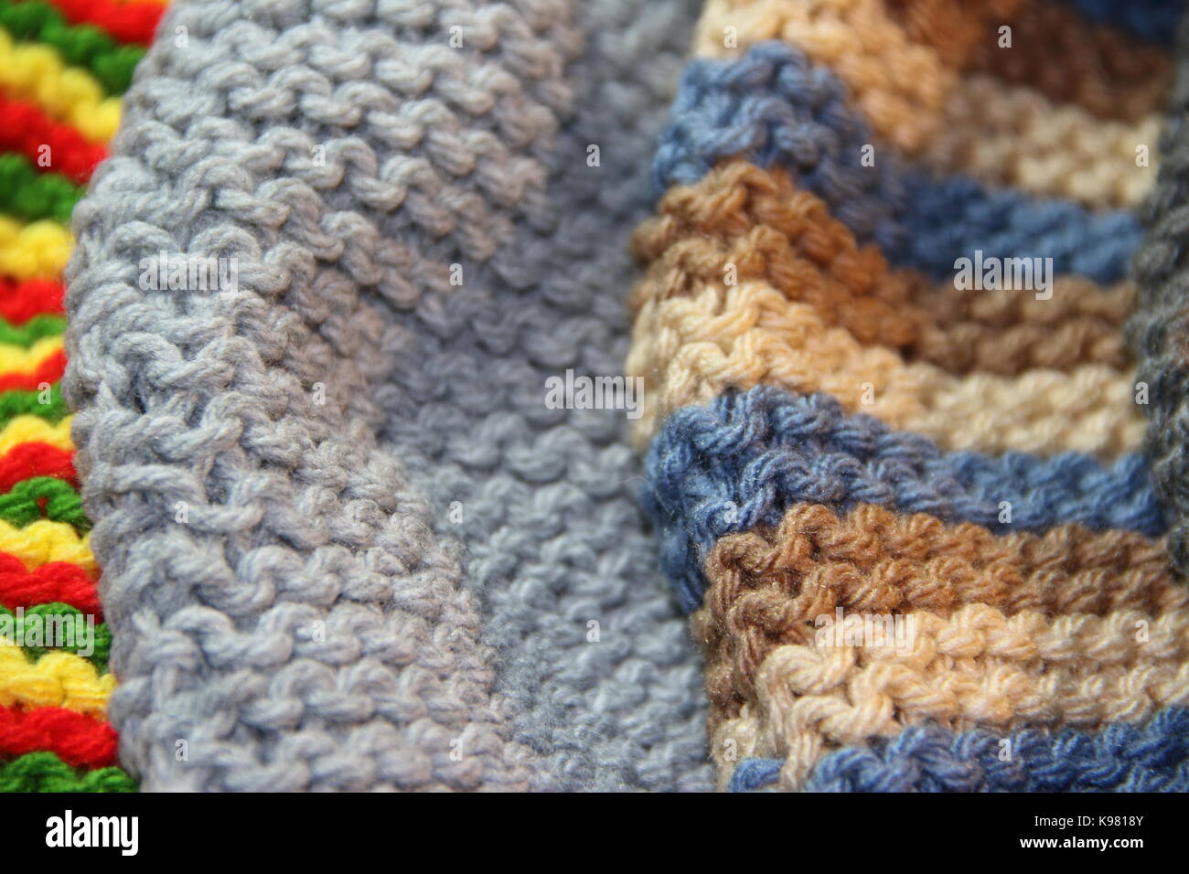 Tricot, tejida con dos agujas, lana de invierno Fotografía de stock - Alamy