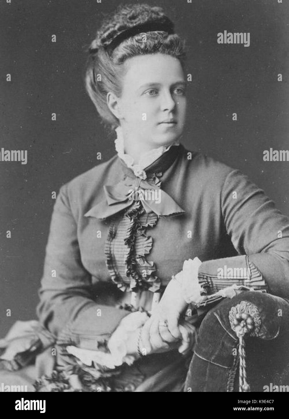 María Alexandrovna de Rusia duquesa de Edimburgo Foto de stock
