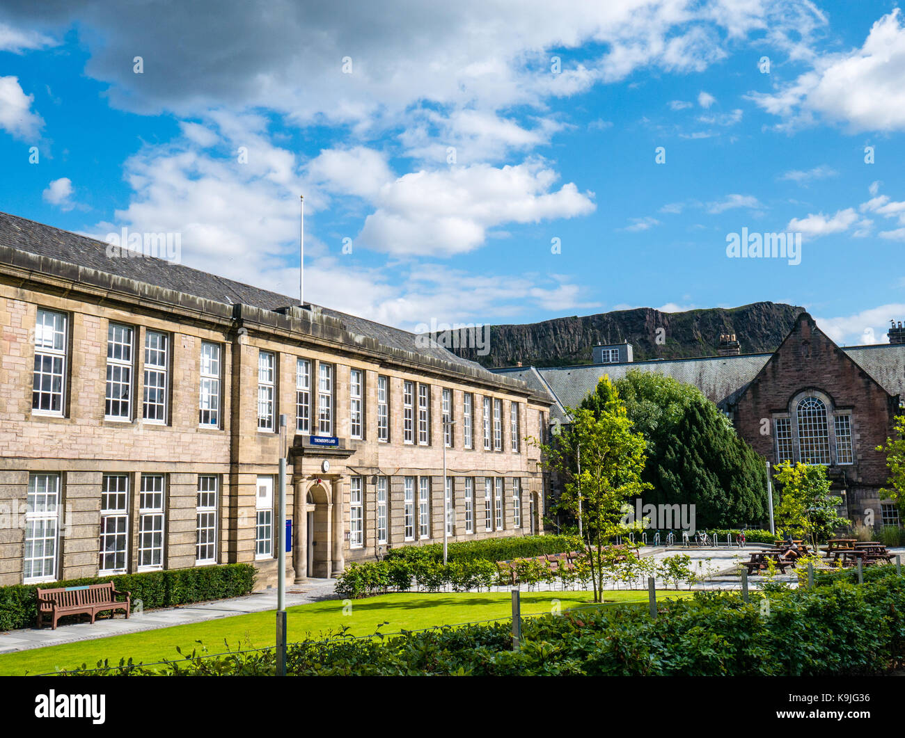 La Universidad de Edimburgo, antigua casa de Moray, Edimburgo, Escocia, Reino Unido, GB. Foto de stock