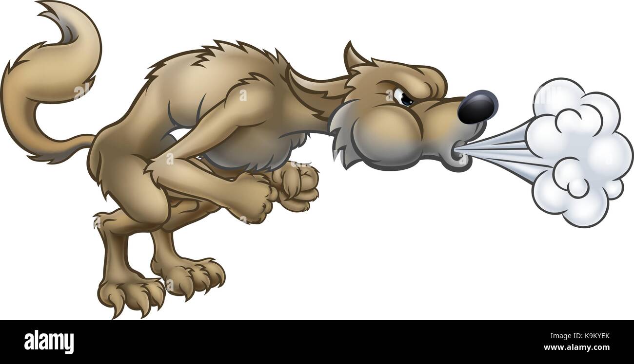 El lobo feroz dibujos animados fotografías e imágenes de alta resolución -  Alamy