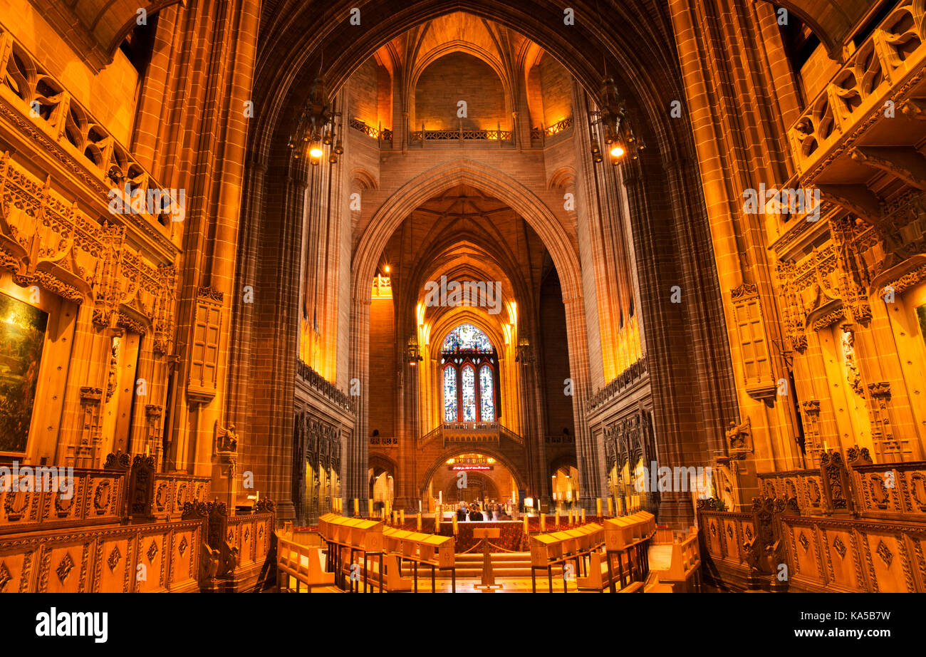 Iglesia Catedral de Liverpool, Reino Unido Inglaterra - sgg 258288 Foto de stock