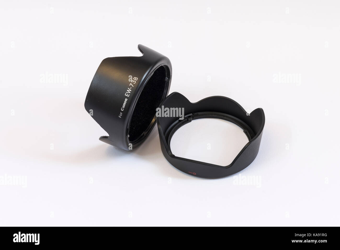 - Capuchas para lente canon EW-73b, EW-73C Foto de stock