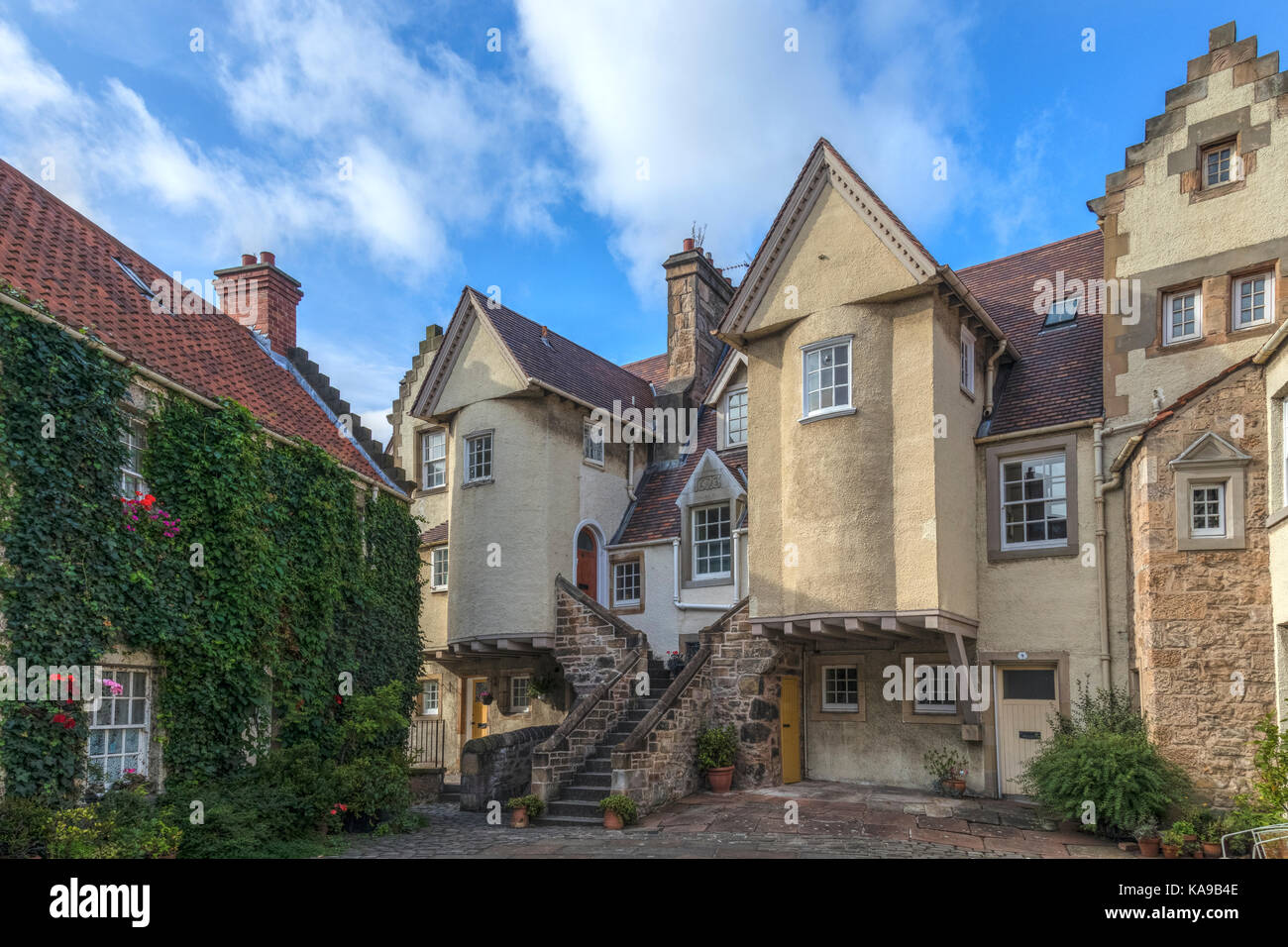 White Horse Close, Royal Mile, Edimburgo, Lothian, Escocia, Reino Unido Foto de stock