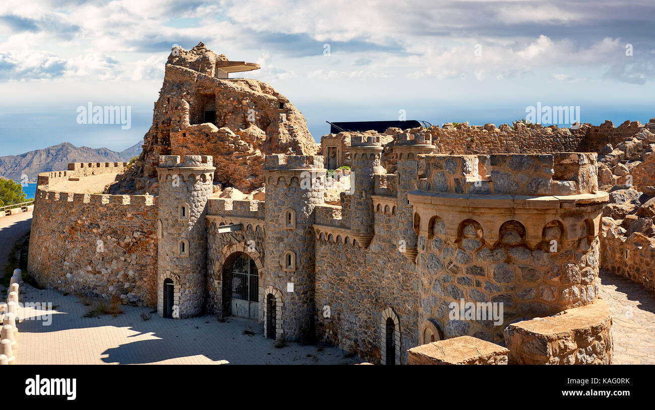Batería de castillitos, fortificaciones de Cartagena, provincia de Murcia,  España Fotografía de stock - Alamy