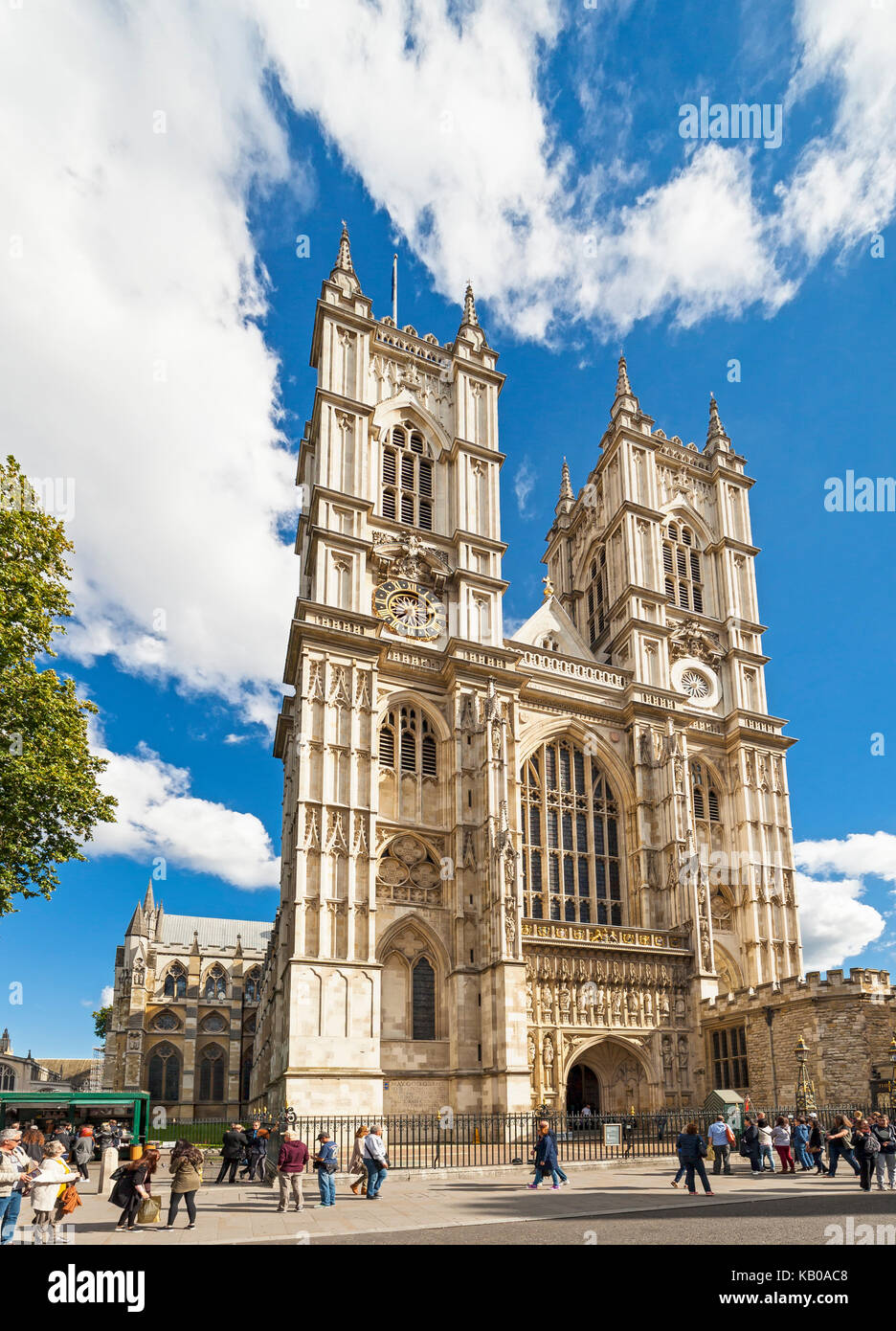 La Abadía de Westminster, Londres. Foto de stock