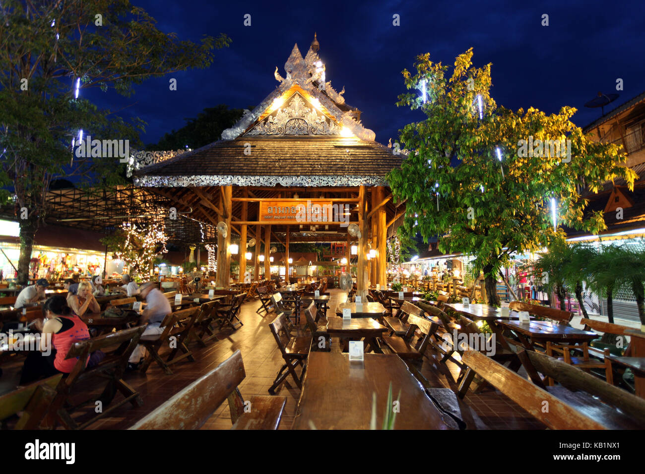 Asia, Asia sudoriental, Tailandia Chiang Rai, el casco antiguo de la ciudad, Foto de stock