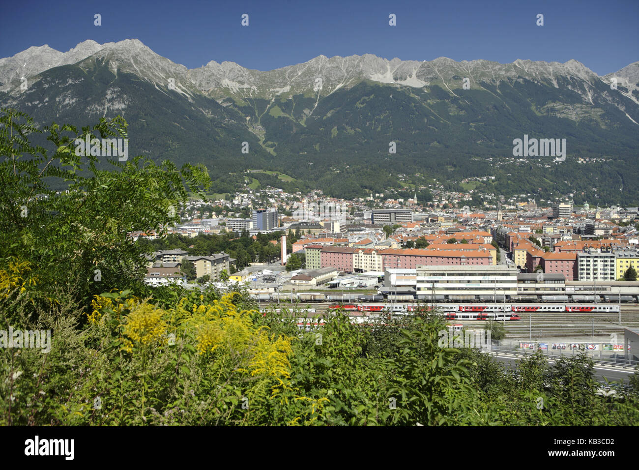 Austria, Tirol, Innsbruck, ciudad descripción, Foto de stock