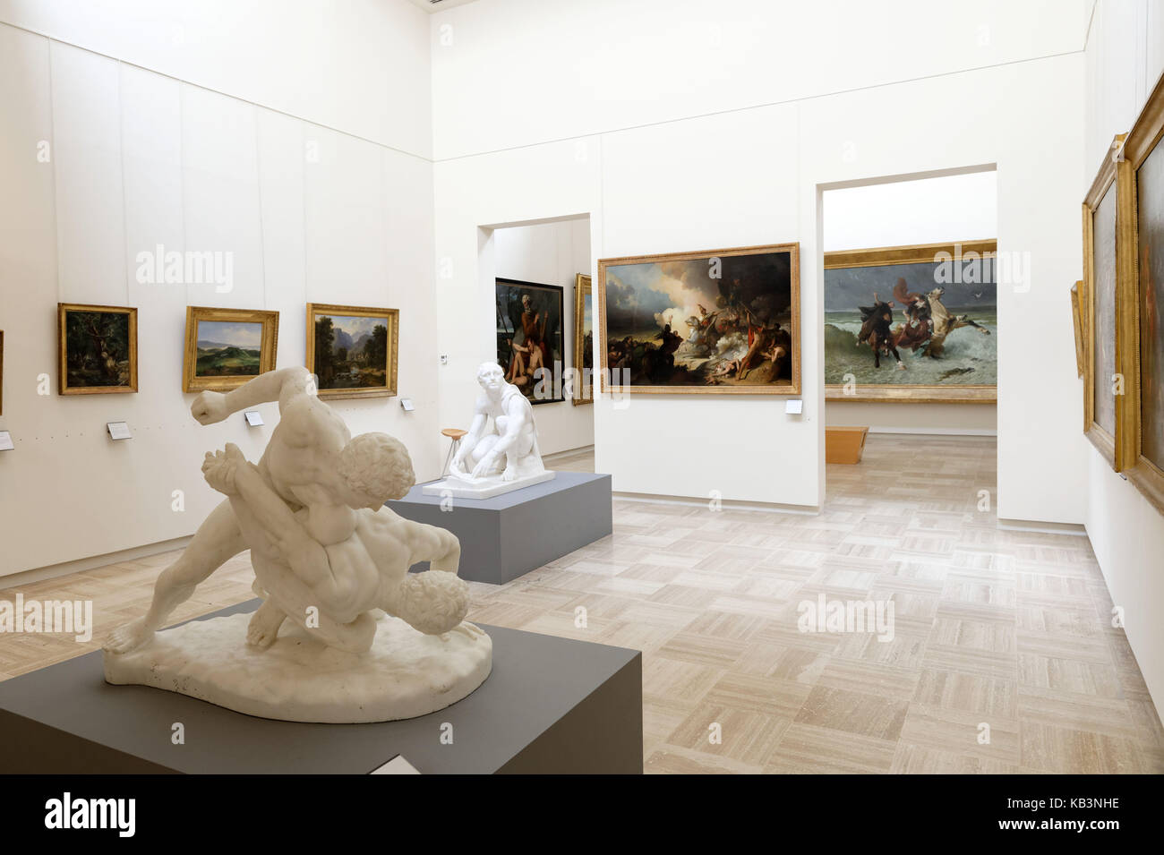 Francia, Finisterre, Quimper, museo de bellas artes, la colección de pintura francesa Foto de stock