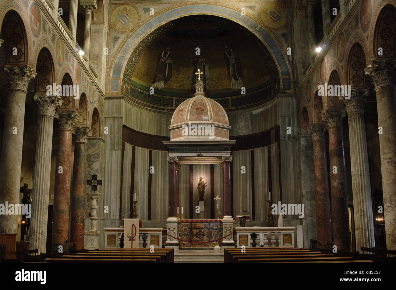 Iglesia de Santa Inés extramuros. El edificio actual fue reconstruido
