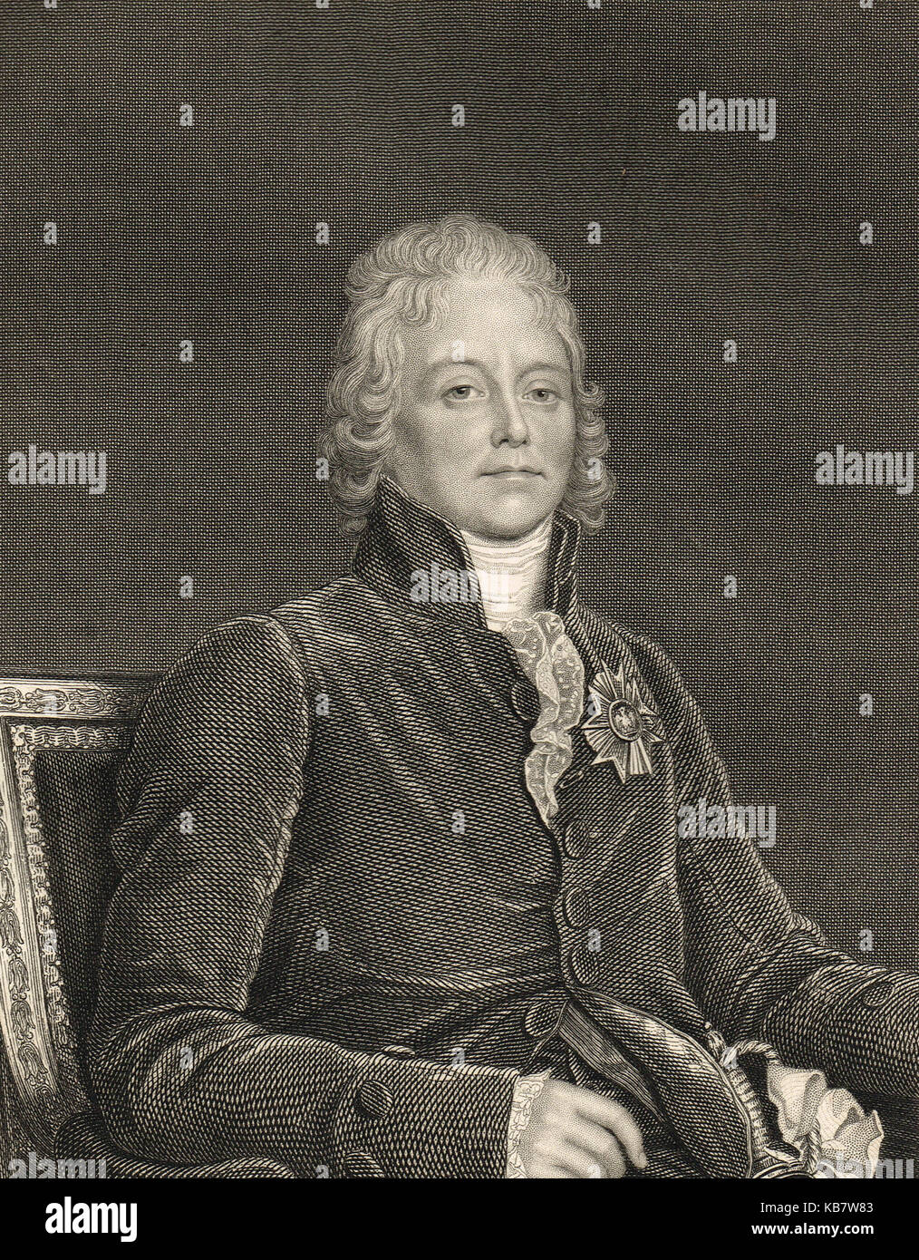 Charles Maurice de Talleyrand-Périgord (1754-1838) Foto de stock