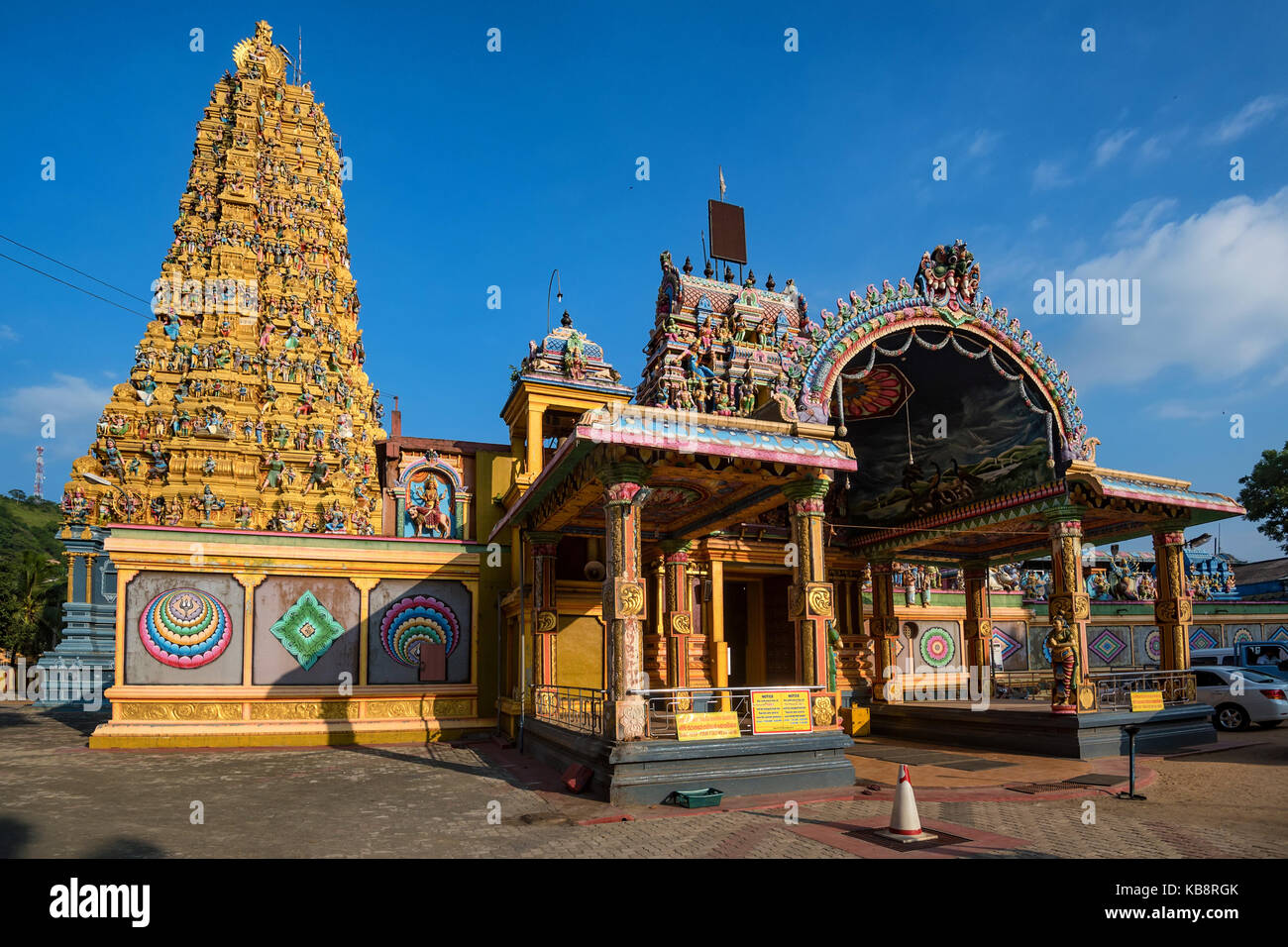 Templo hindú Sri muthumariamman thevasthanam Foto de stock