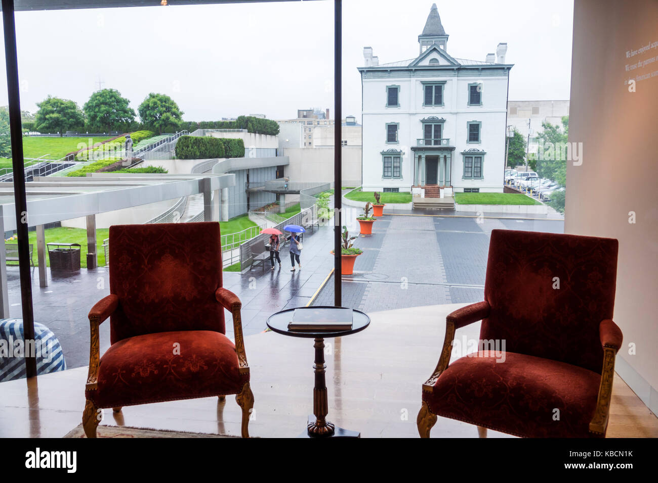 Richmond Virginia,Virginia Museum of Fine Arts,VMFA,Robins Sculpture Garden,Robinson House,visitantes viaje viaje turismo turístico lugar de interés cul Foto de stock