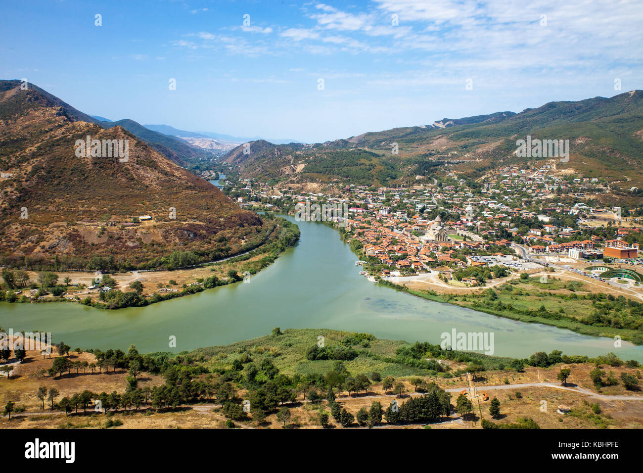 Ciudad mtskheta georgia Foto de stock