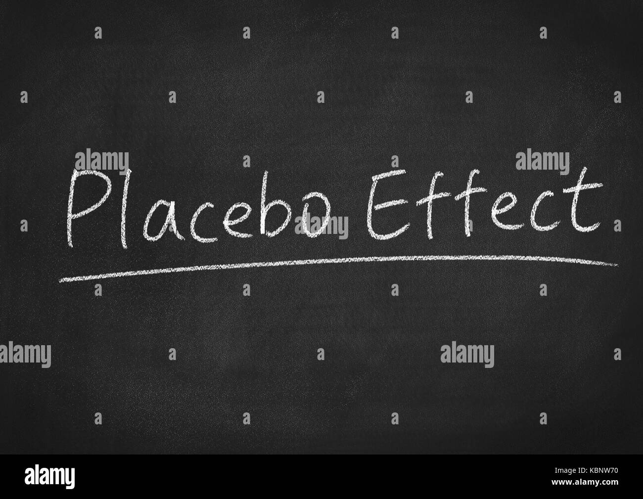 Efecto placebo Foto de stock