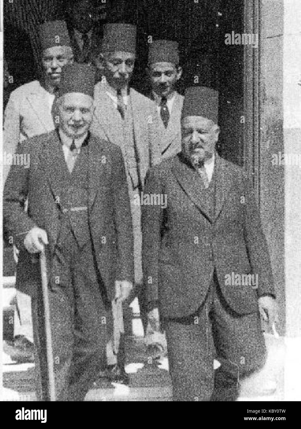 Talaat Harb Banque Misr 1935 Foto de stock
