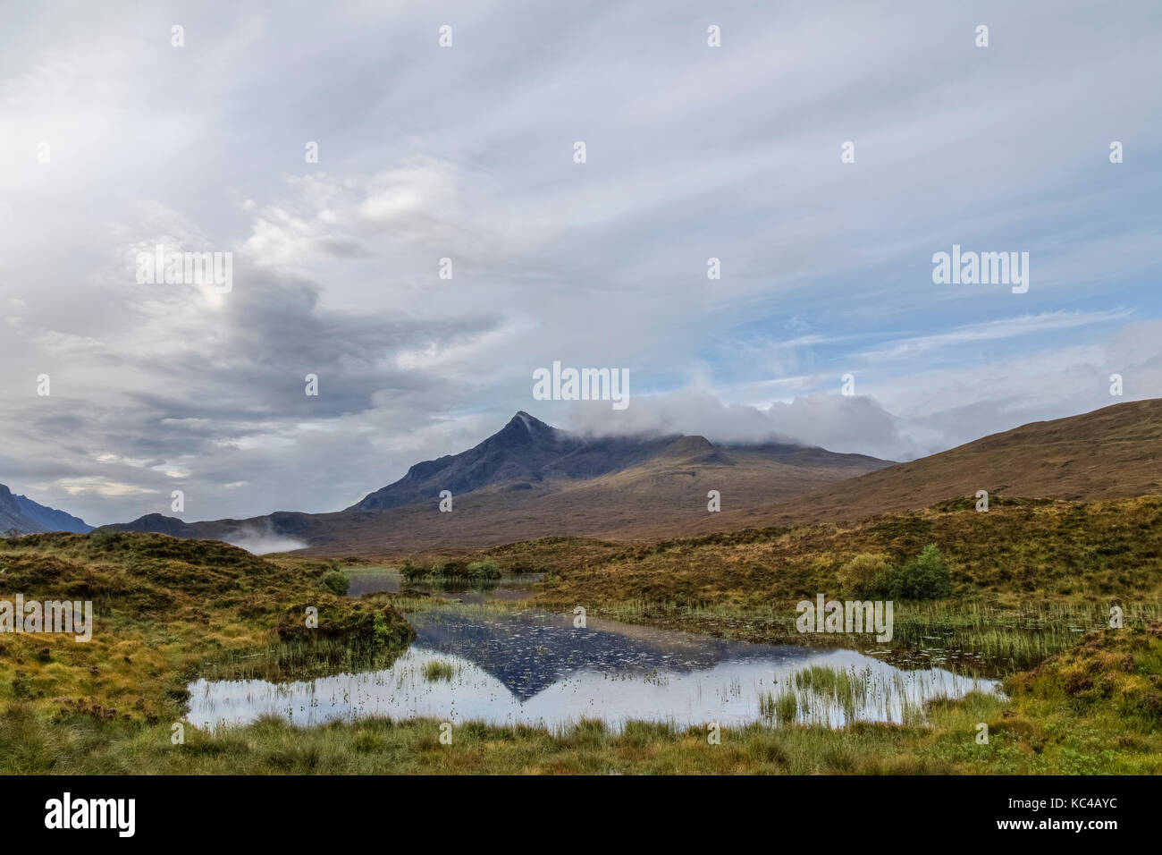 Sligachan, Cuillins, Isla de Skye, Escocia, Reino Unido Foto de stock