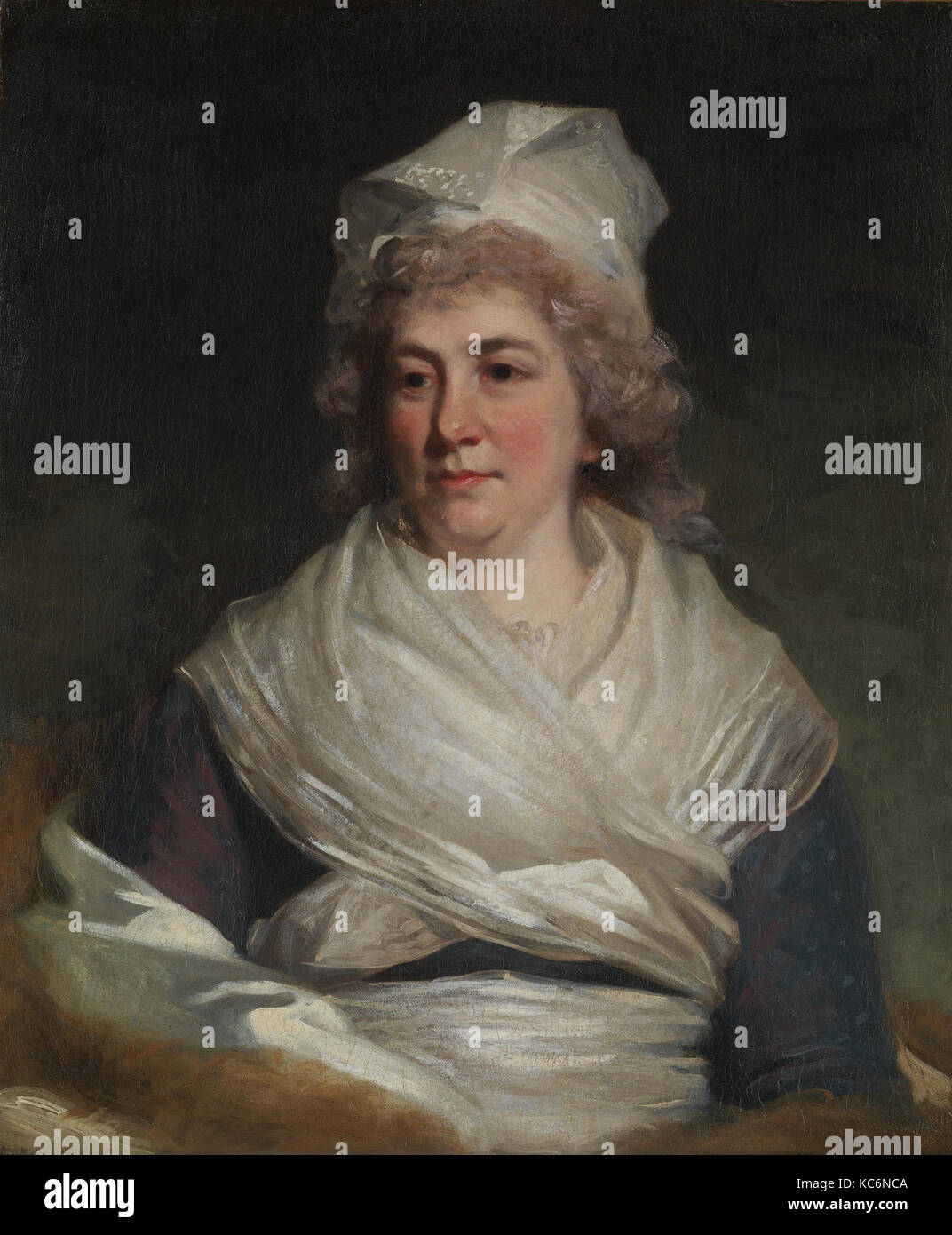 La Sra. Richard Bache (Sarah Franklin, 1743-1808), John Hoppner, 1793 Foto de stock