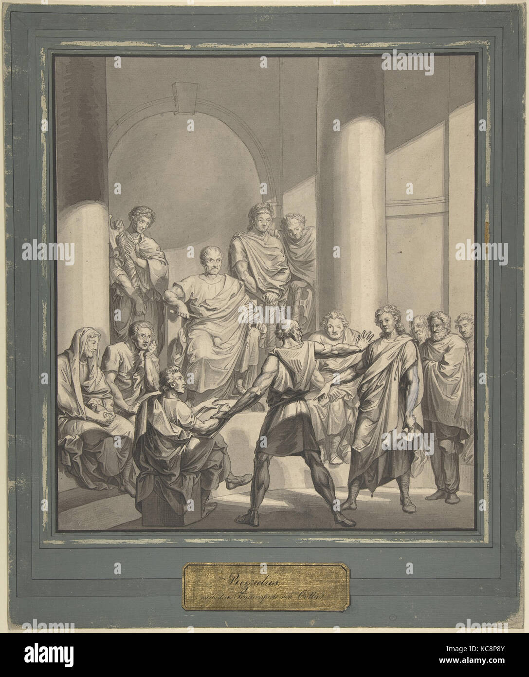 Conjunto de números romanos, de Regulus, una obra de Collin, Franz von