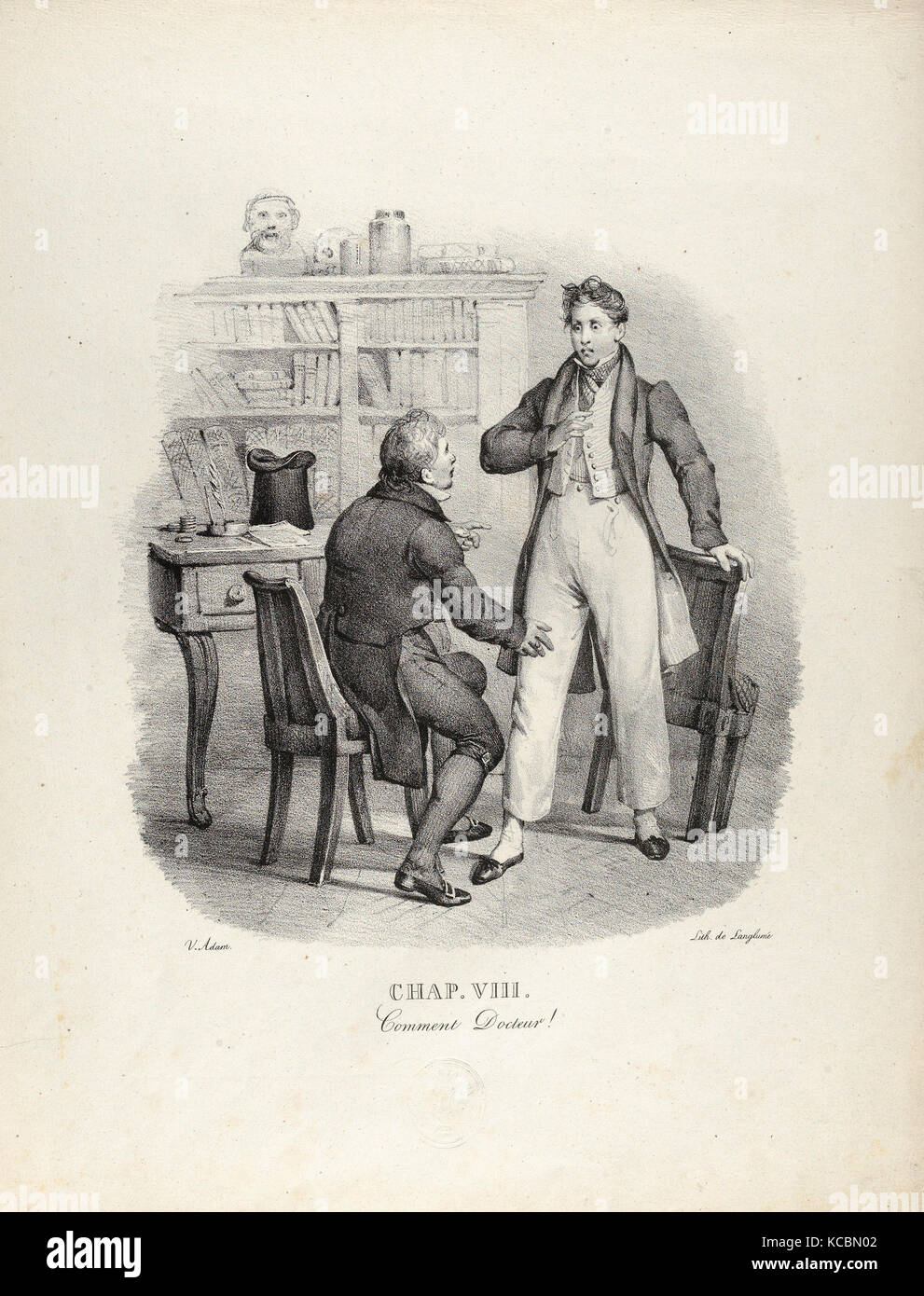 Dibujos y estampas, imprimir el Capítulo VIII Comentario Docteur! (Qué