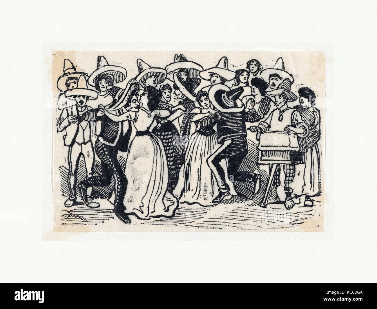 Dibujos y estampas, imprimir un balón, una escena de la Revolución Mexicana,  el artista José Guadalupe Posada, Mexicana, 1851-1913, Posada Fotografía de  stock - Alamy