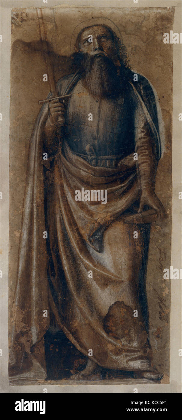 San Pablo, ca. 1510, cepillo y marrón, gris y negro de tinta, acentuado con  blanco (parcialmente oxidado), en papel lavado con marrón Fotografía de  stock - Alamy