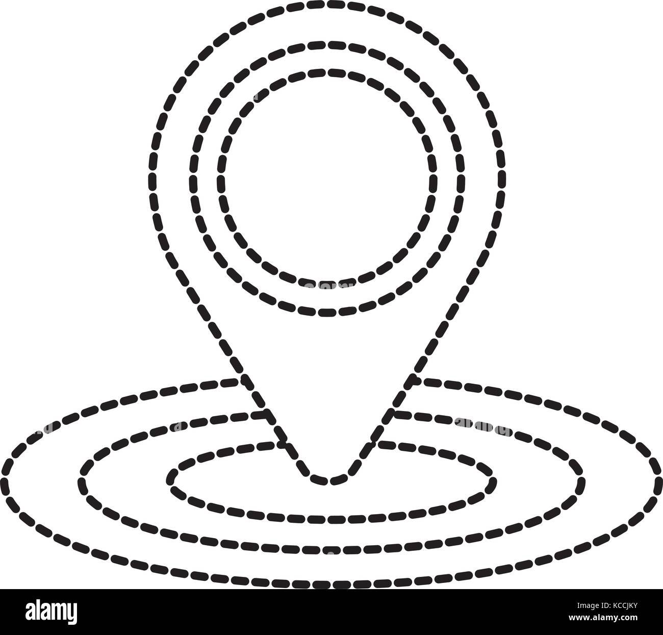 Mapa de ubicación GPS de navegación signo Imagen Vector de stock Alamy