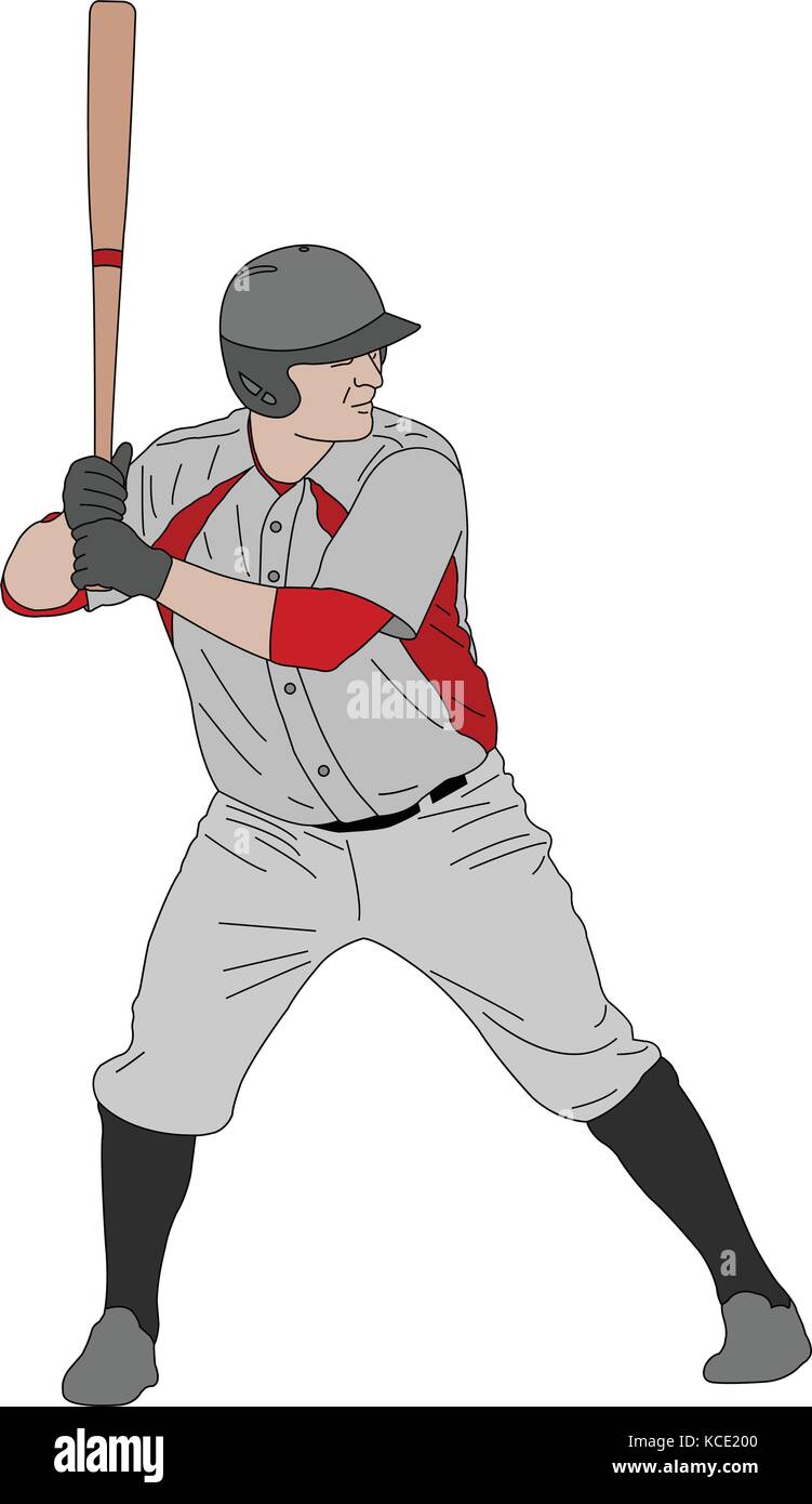 Ilustración detallada de béisbol - vector Ilustración del Vector