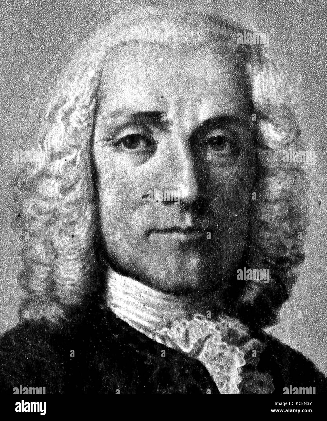 Alessandro Scarlatti (1660-1725), compositor barroco conocido de óperas y cantatas de cámara Foto de stock