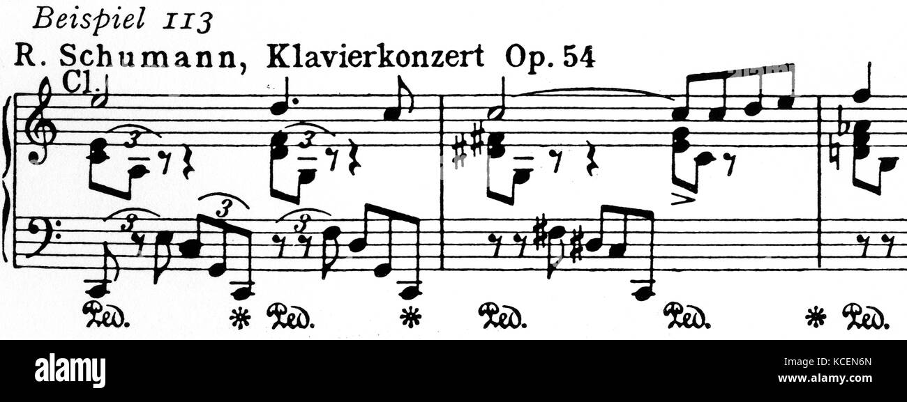 El Concierto para Piano en la menor, Op. 54 (terminada en el año 1845), es  el único concierto de piano escrito por el compositor romántico Robert  Schumann. La obra se estrenó en