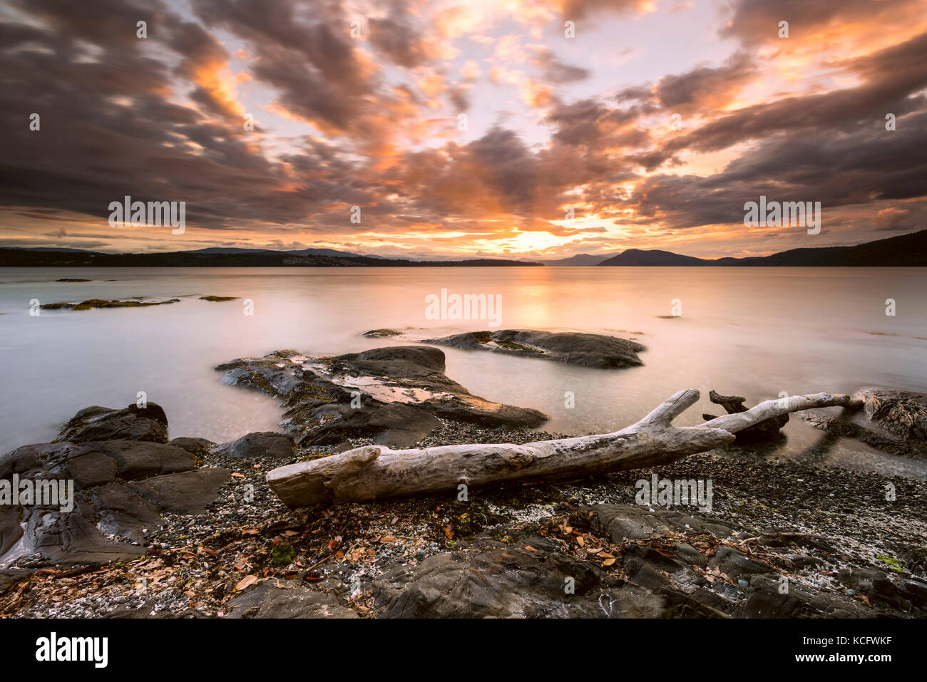 Patricia Bay, North Saanich, Isla de Vancouver, British Columbia, Canadá Foto de stock