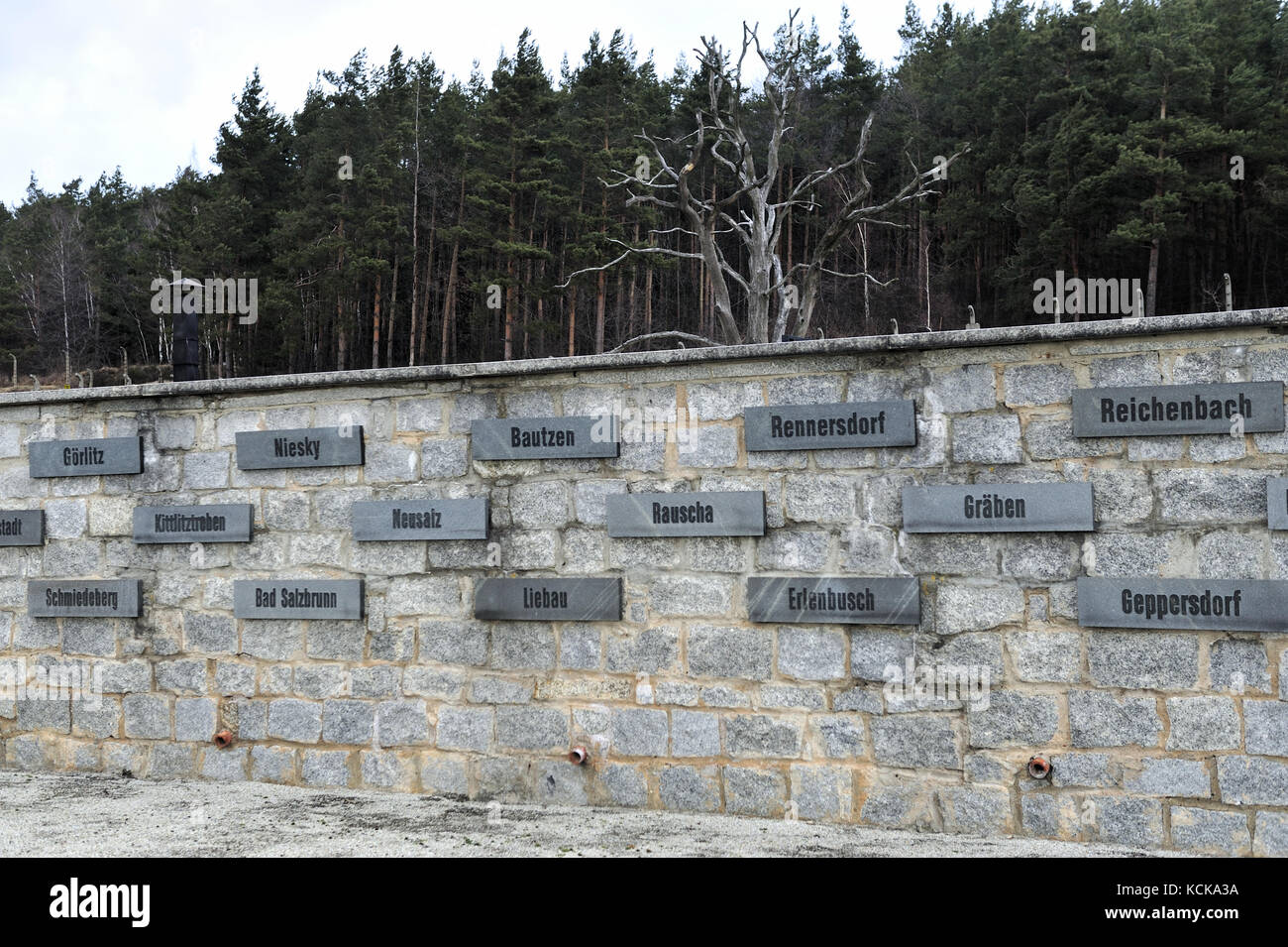 Campo de concentración nazi alemán, el exterminio en la Polonia ocupada, Hitler, campo de concentración, campos de exterminio en la Polonia ocupada alemán Foto de stock