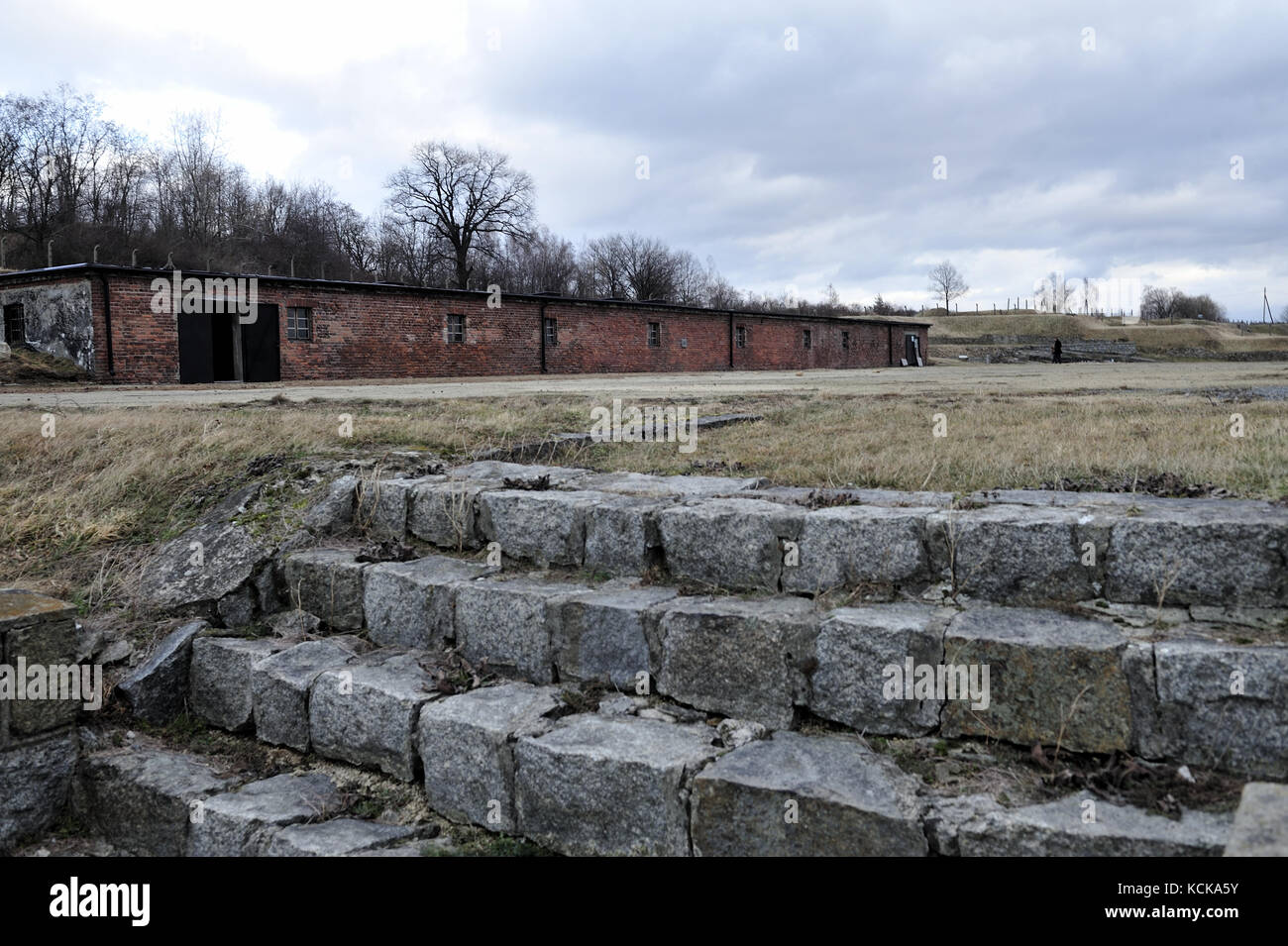 Campo de concentración nazi alemán, el exterminio en la Polonia ocupada, Hitler, campo de concentración, campos de exterminio en la Polonia ocupada alemán Foto de stock