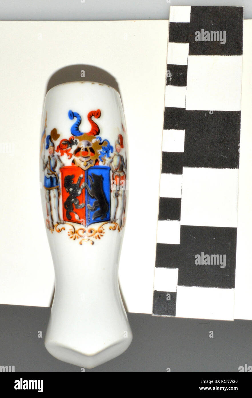 Tubo de cerámica alemán Barón Karl von Starkloff Foto de stock