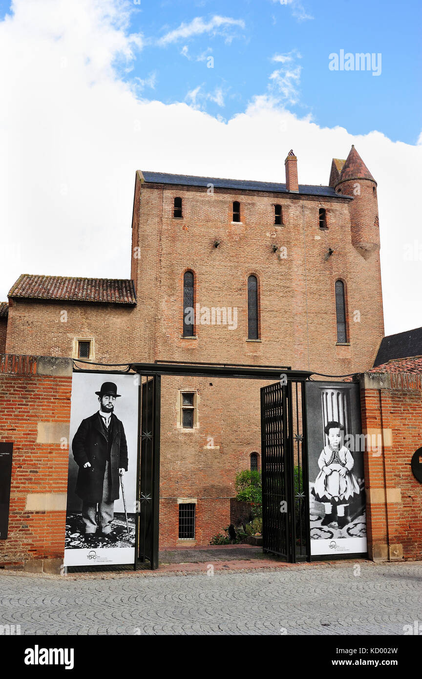 Toulouse-lautrec museo, Albi, departamento de Tarn, midi-Pirineos, Francia Foto de stock