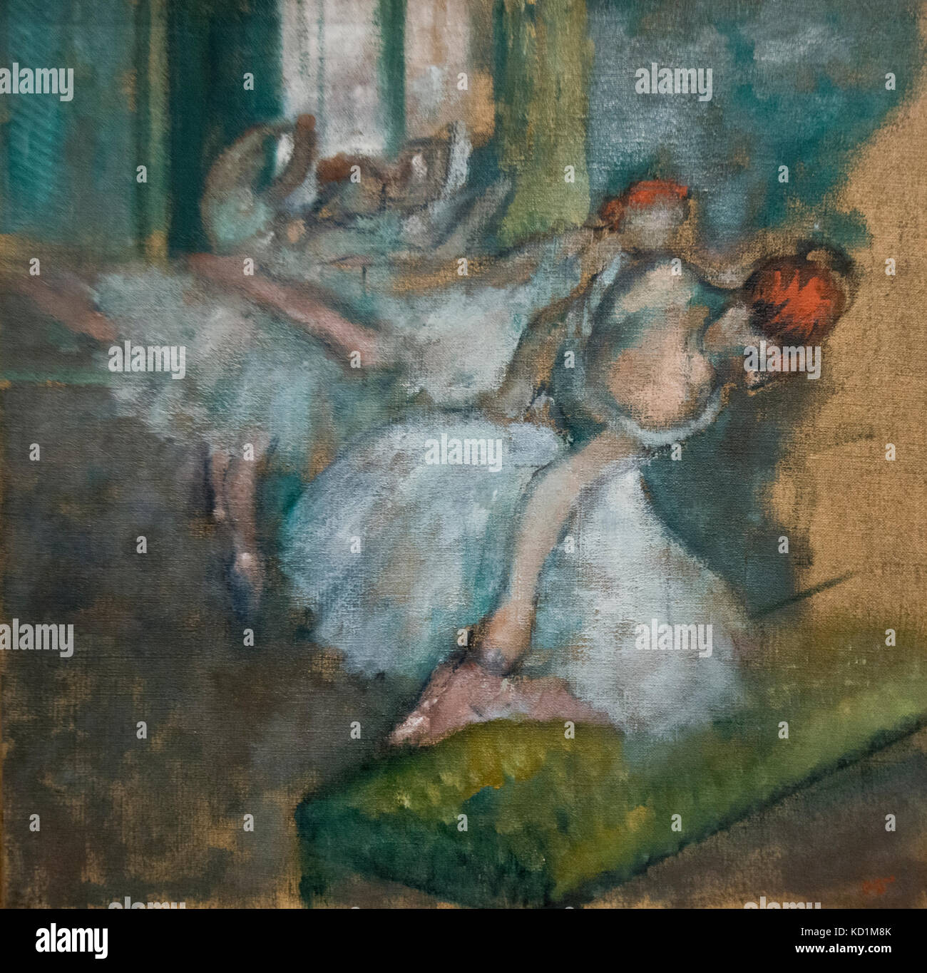 Edgar Degas: bailarines de ballet (1890-1900) Foto de stock