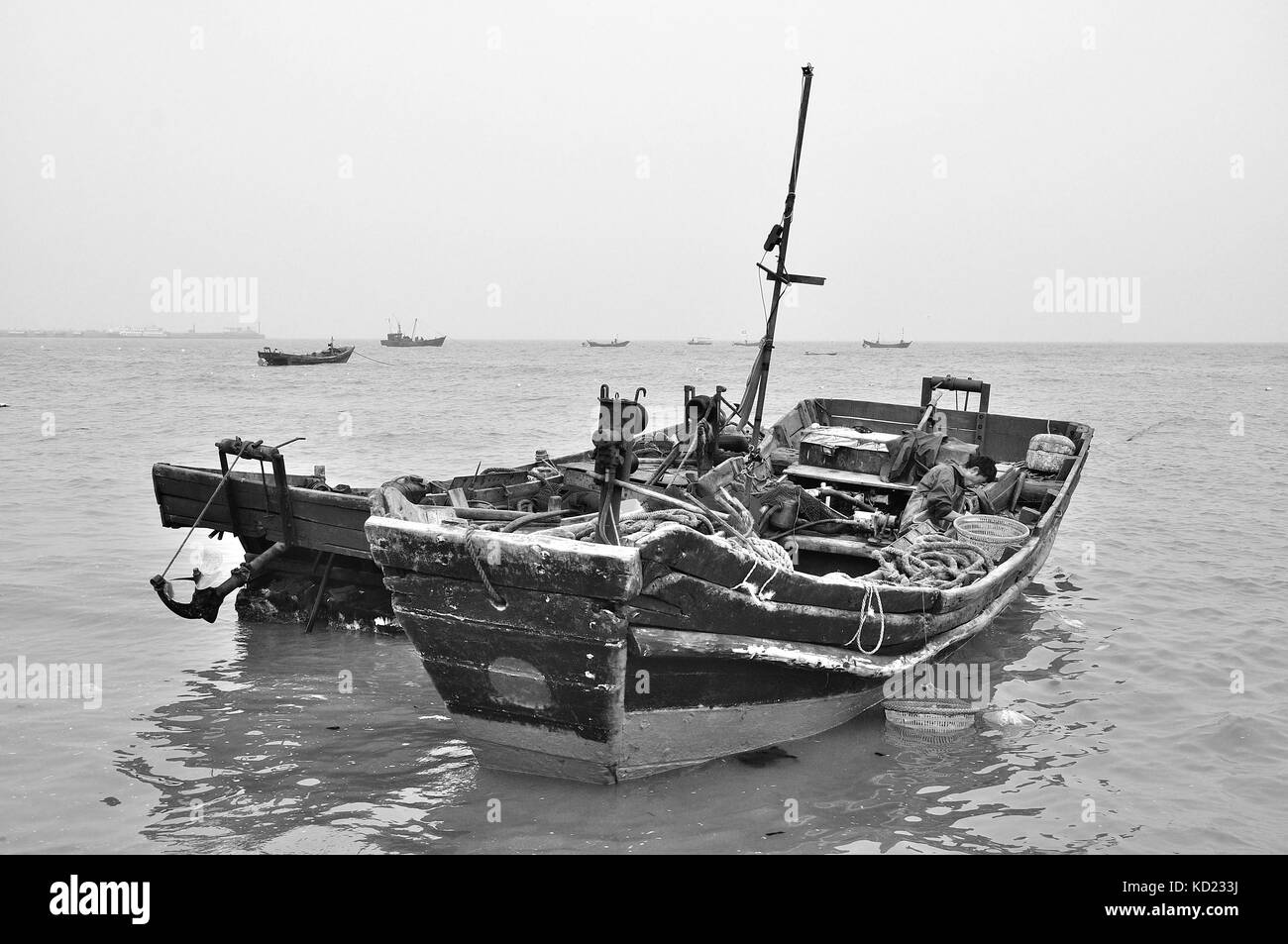 Barco chino Foto de stock