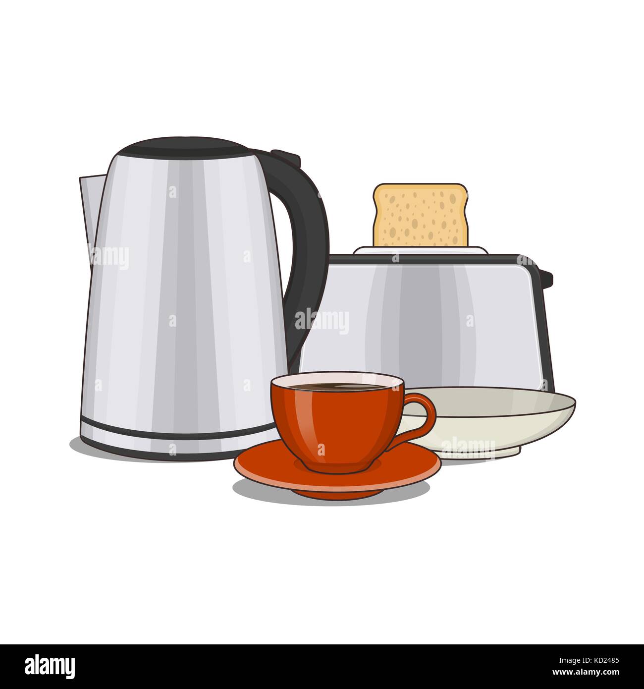 Tea table silhouette Imágenes vectoriales de stock - Página 3 - Alamy