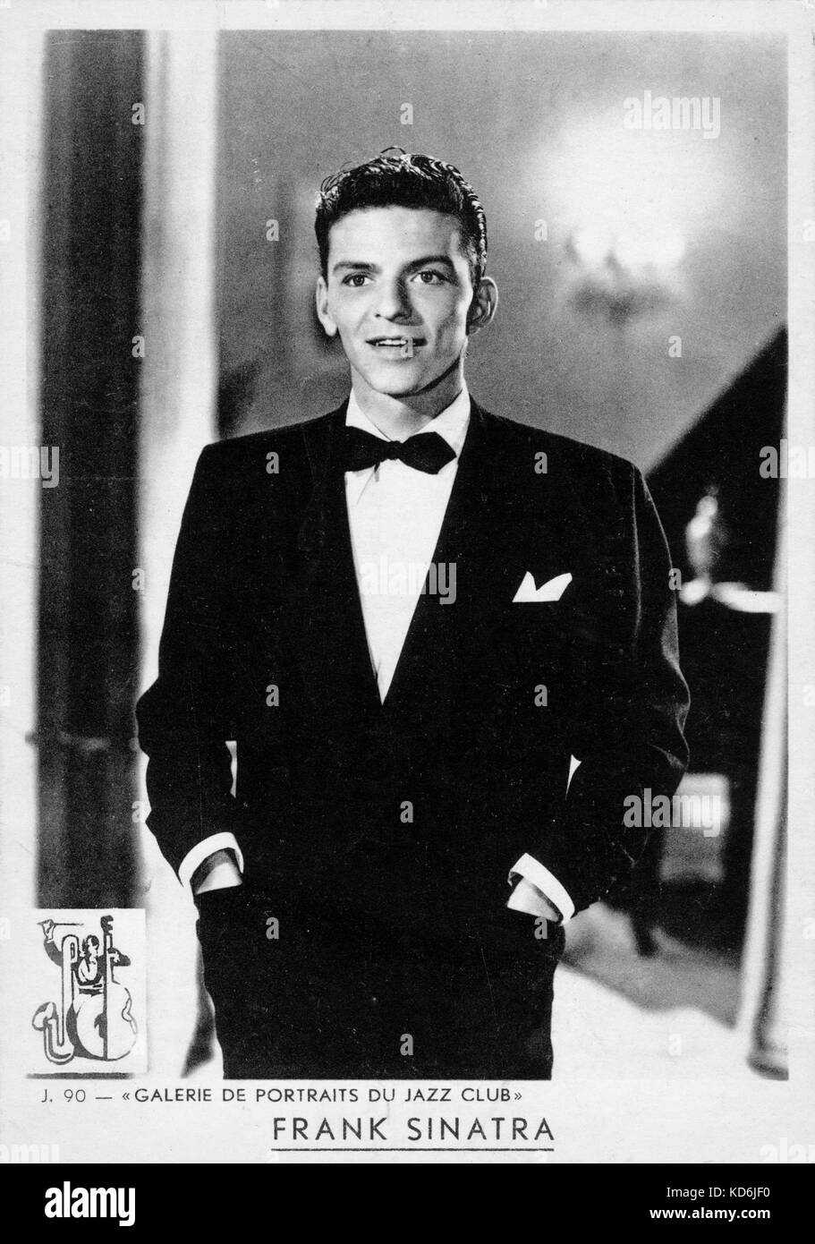Frank Sinatra, retrato. El cantante norteamericano, actor y director, 1915-1998. Sólo para uso editorial Foto de stock