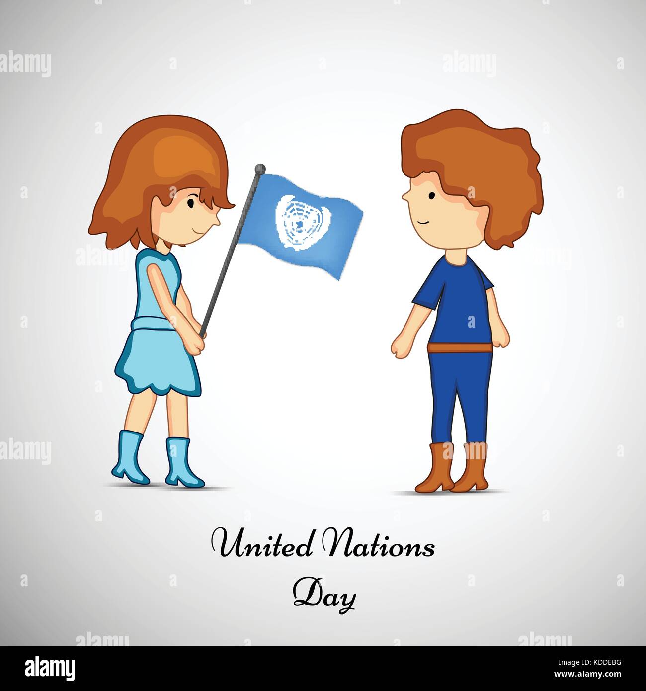 Ilustración del día de las Naciones Unidas antecedentes Imagen Vector de  stock - Alamy