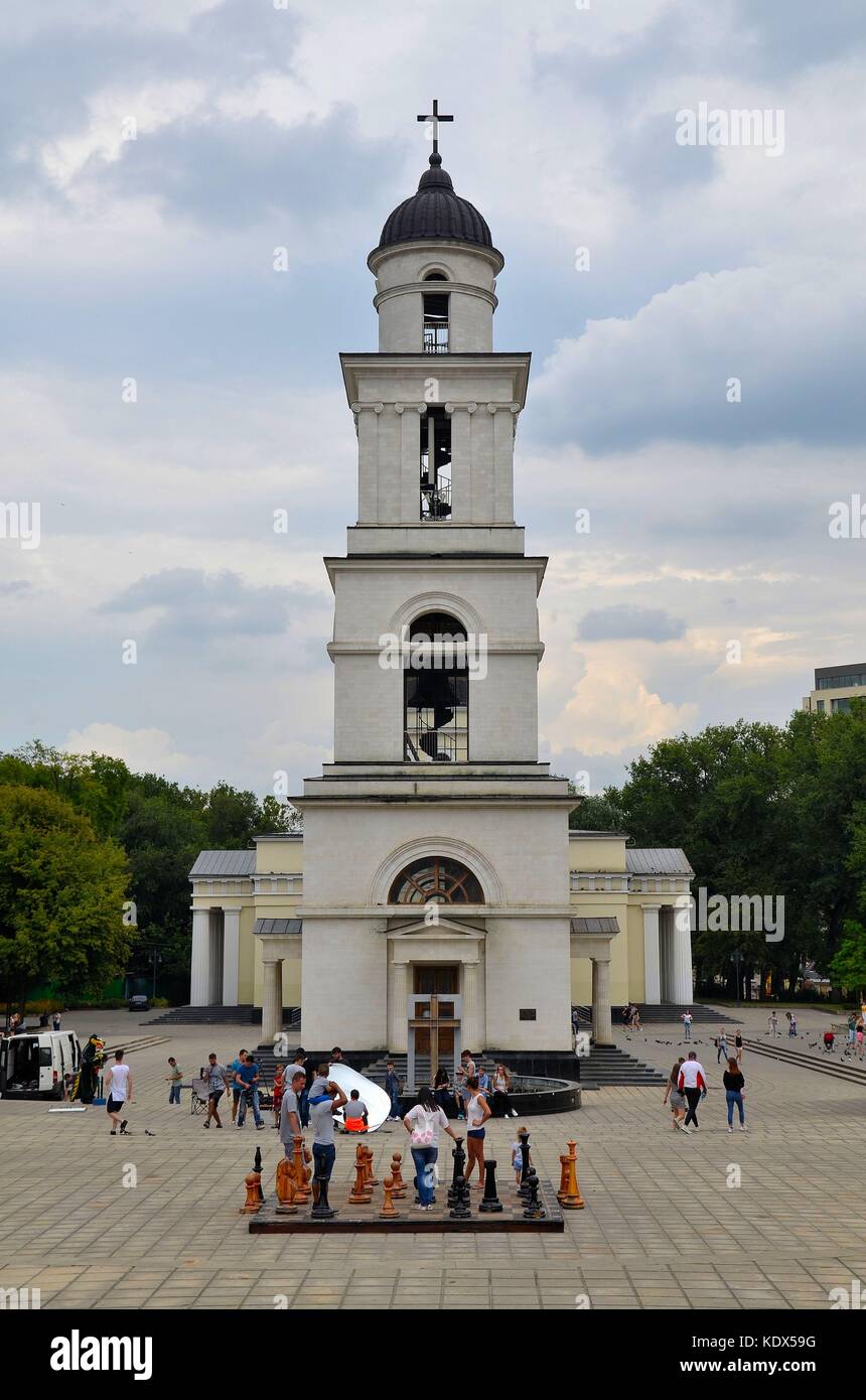Die Kathedrale von Kishinev, Hauptstadt der Republik Moldau Foto de stock