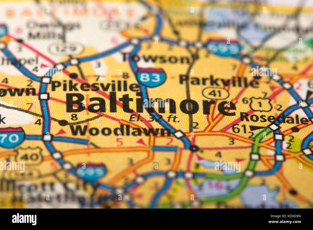 Viejo mapa de baltimore fotografías e imágenes de alta resolución Alamy